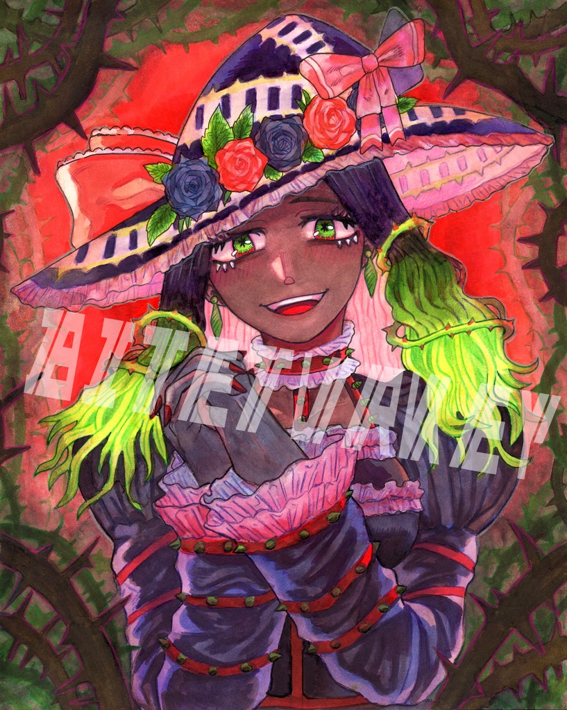 原画「棘の森」【魔法使いのアトリエ】