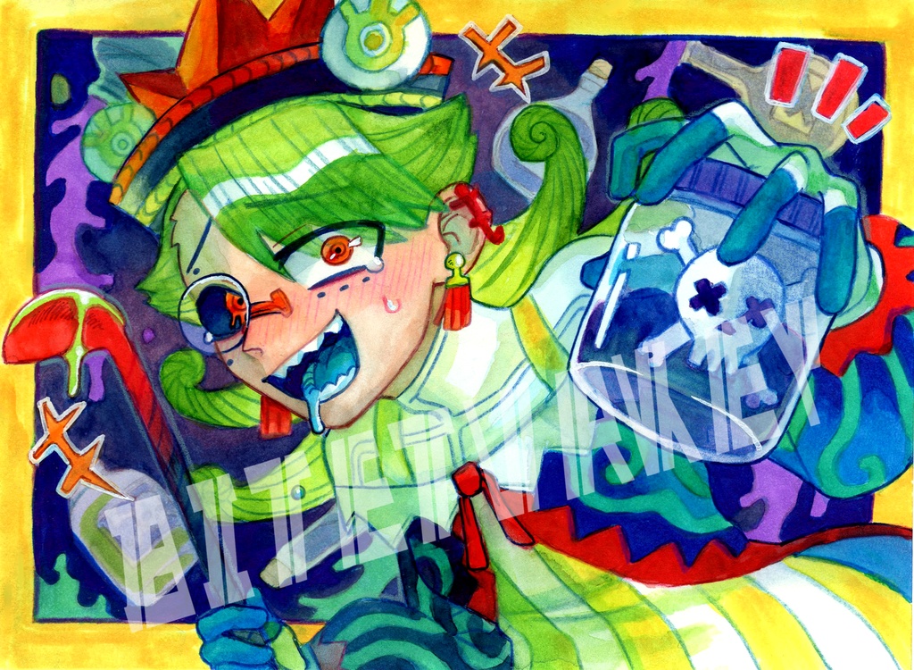 原画「毒のスープ」【魔法使いのアトリエ】