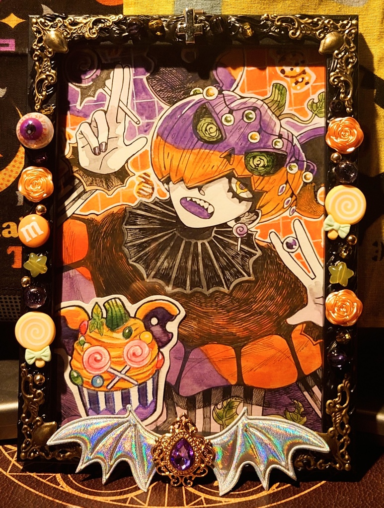 原画「パンプキンラット」【おかしなおばけ】