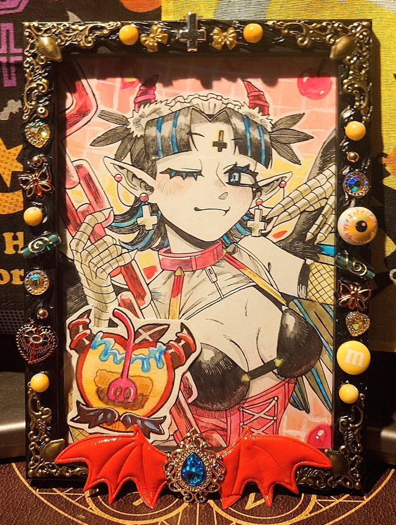 原画「デビルクロウ」【おかしなおばけ】