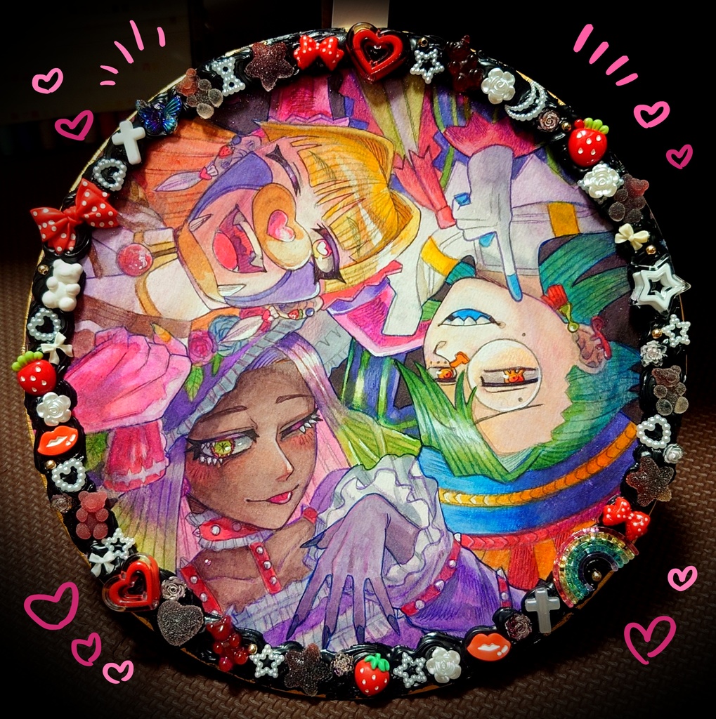 原画「BAD END CIRCLE」【おばけのカーニバル展】