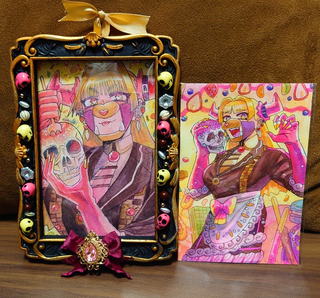 原画「食の魔女」【おばけのカーニバル展】