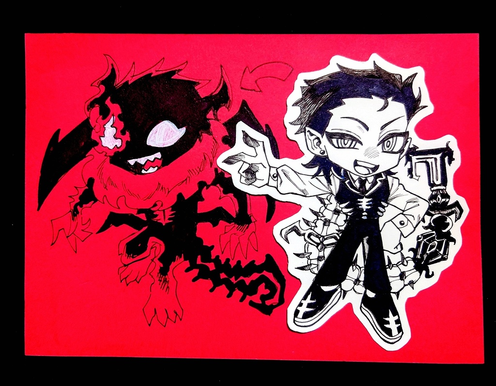 ミニドローイング作品3種