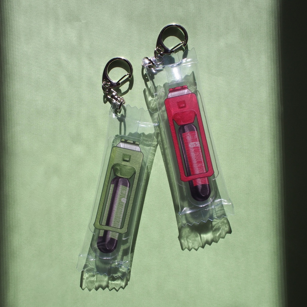 サイボーグおやつ風 キーホルダー