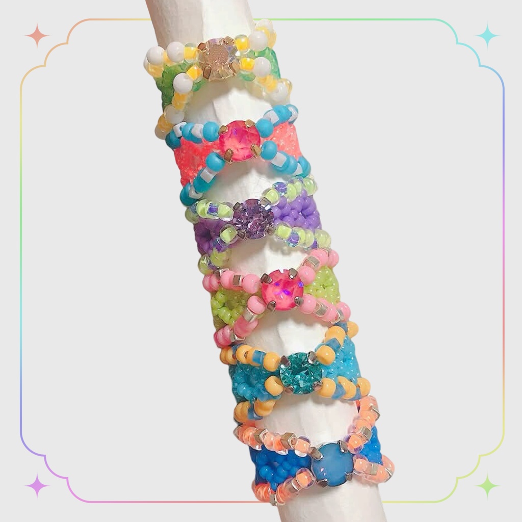 Pop'n ribbon リング 作り方説明書