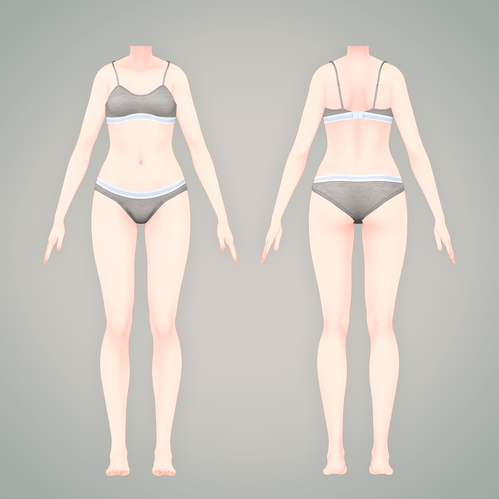 VRChat用素体「LSbody」