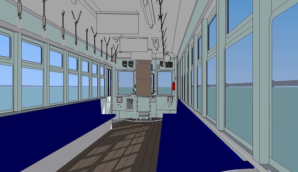 西鉄福岡市内線66形 sketchup8