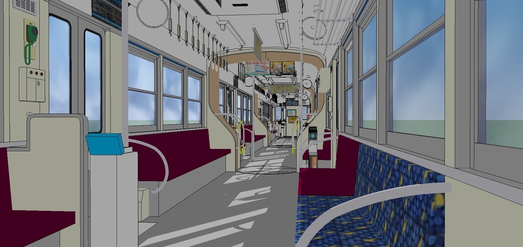 筑豊電鉄 2000形 sketchup8