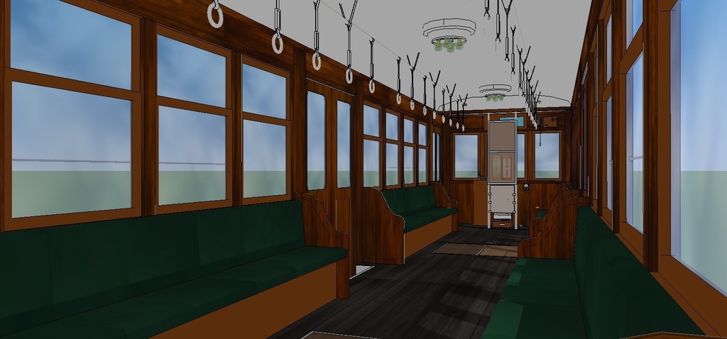 広島電鉄650形(戦前仕様)sketchup8