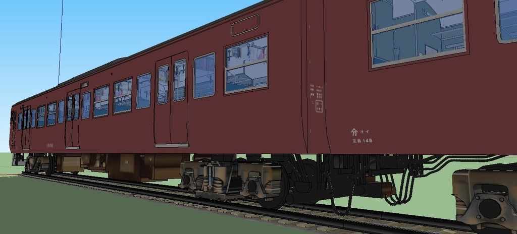415系(国鉄時代、九州地区) sketchup