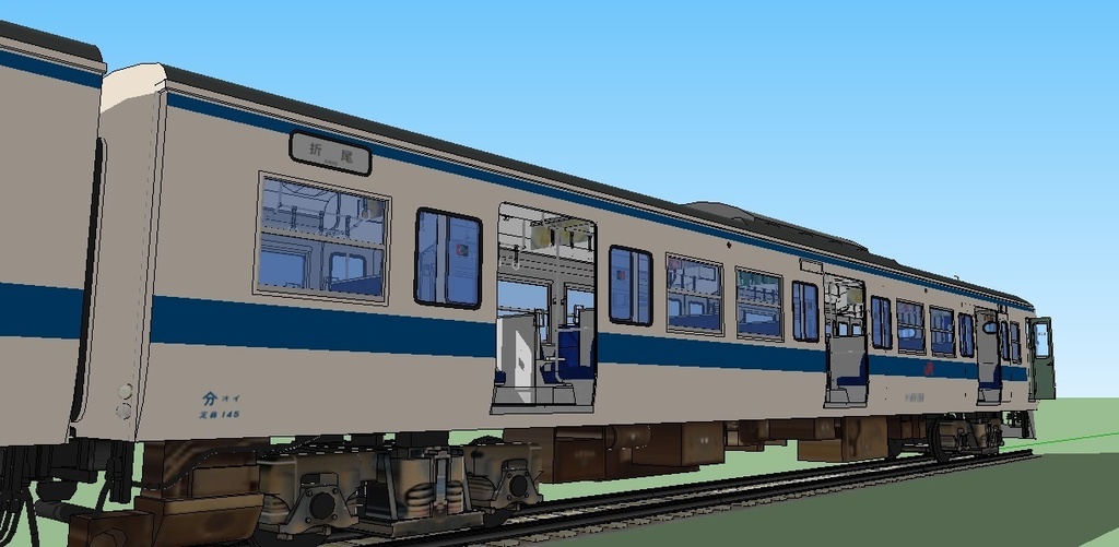 JR九州415系(白電) sketchup