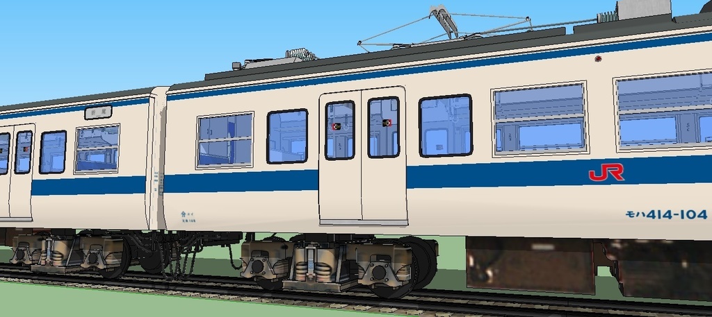 JR九州415系(白電) sketchup
