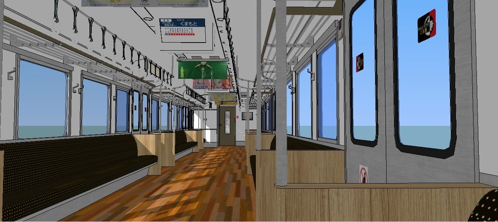 JR九州415系 N50体質改善車 sketchup