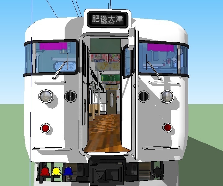 JR九州415系 N50体質改善車 sketchup