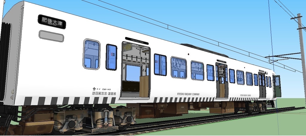 JR九州415系 N50体質改善車 sketchup