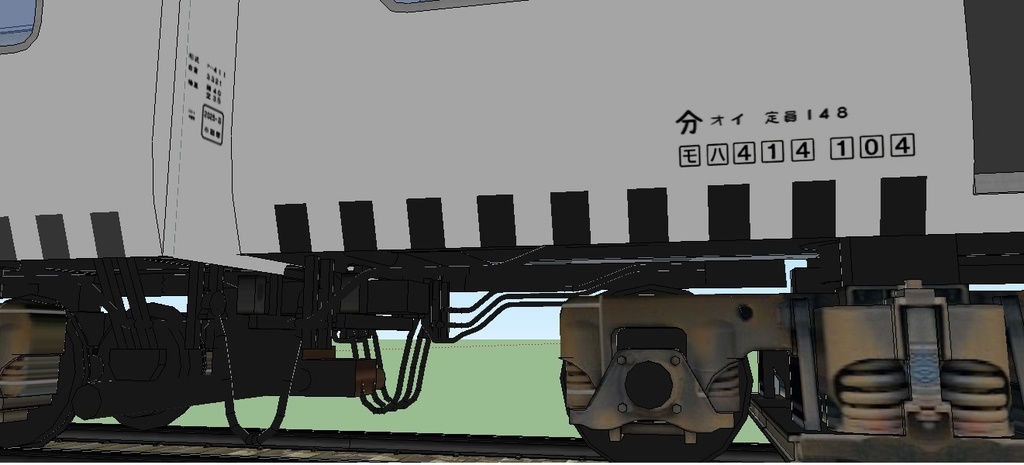 JR九州415系 N50体質改善車 sketchup
