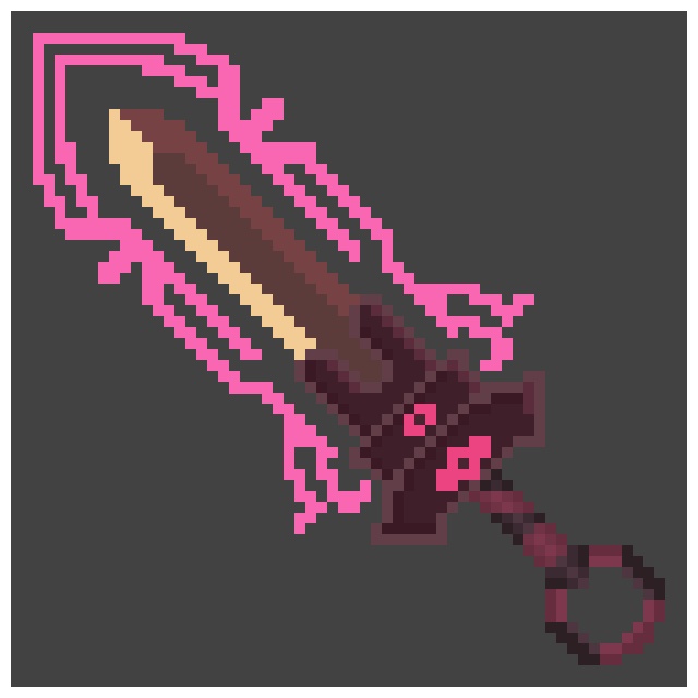 勢いで作ったグランとディバインのドット絵