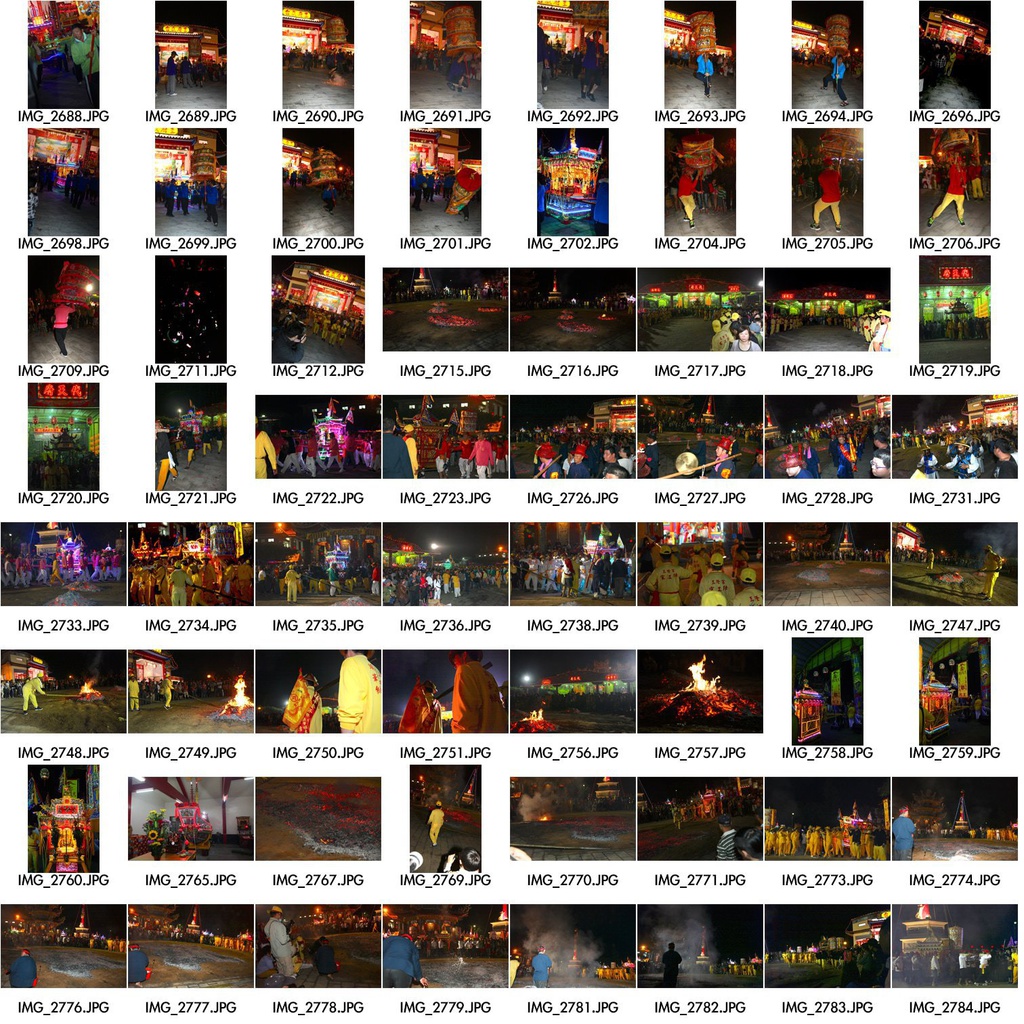 小琉球迎王-過火:写真素材集