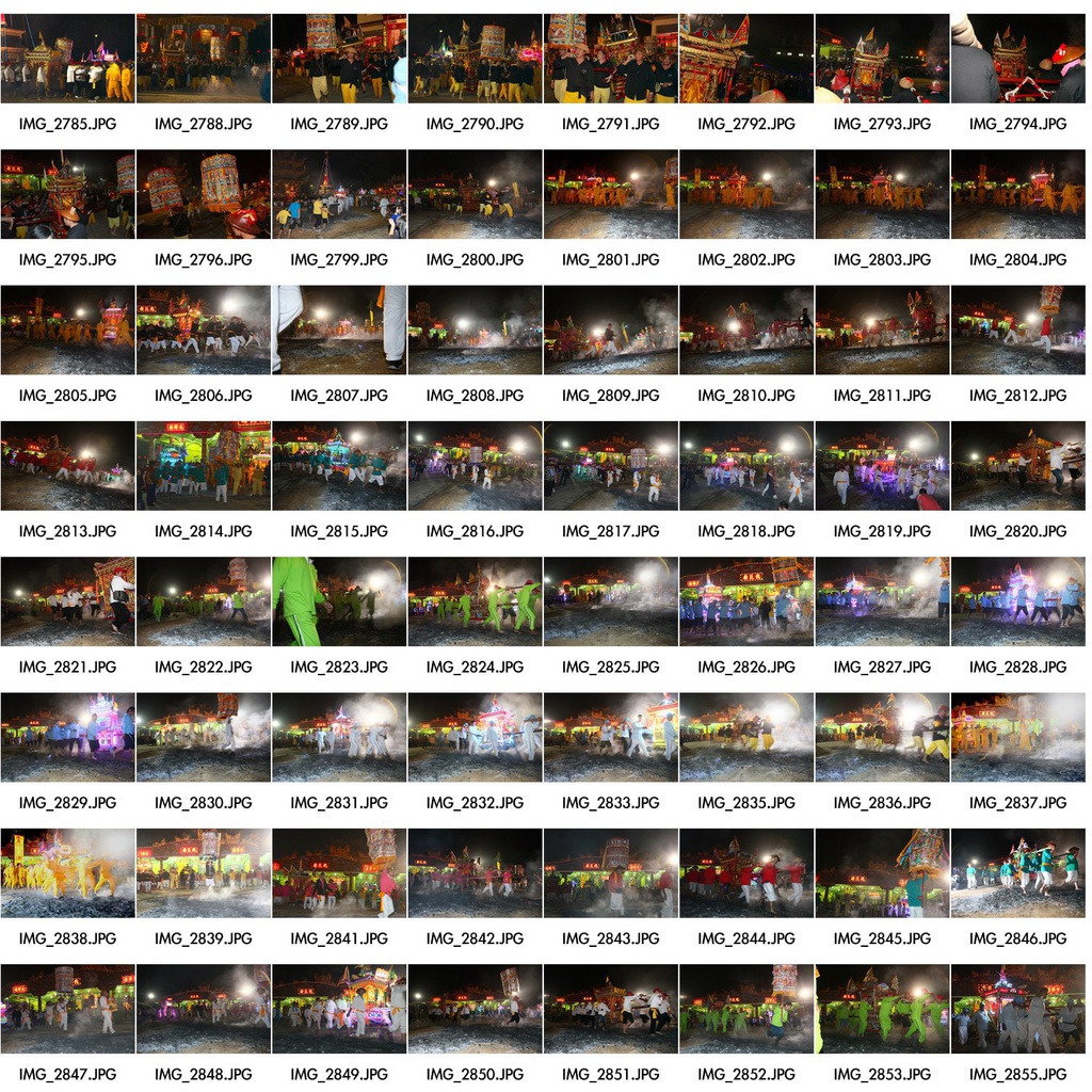 小琉球迎王-過火:写真素材集