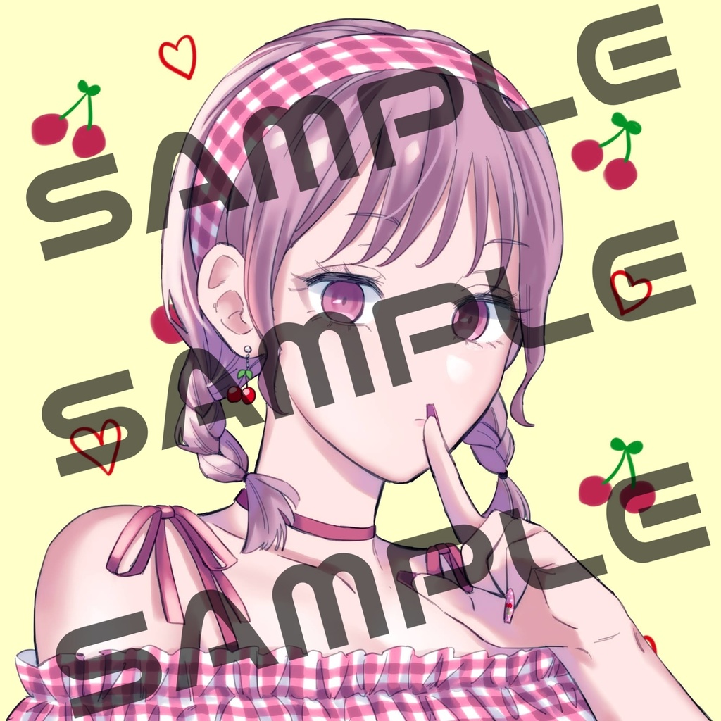 さくらんぼの女の子アイコン
