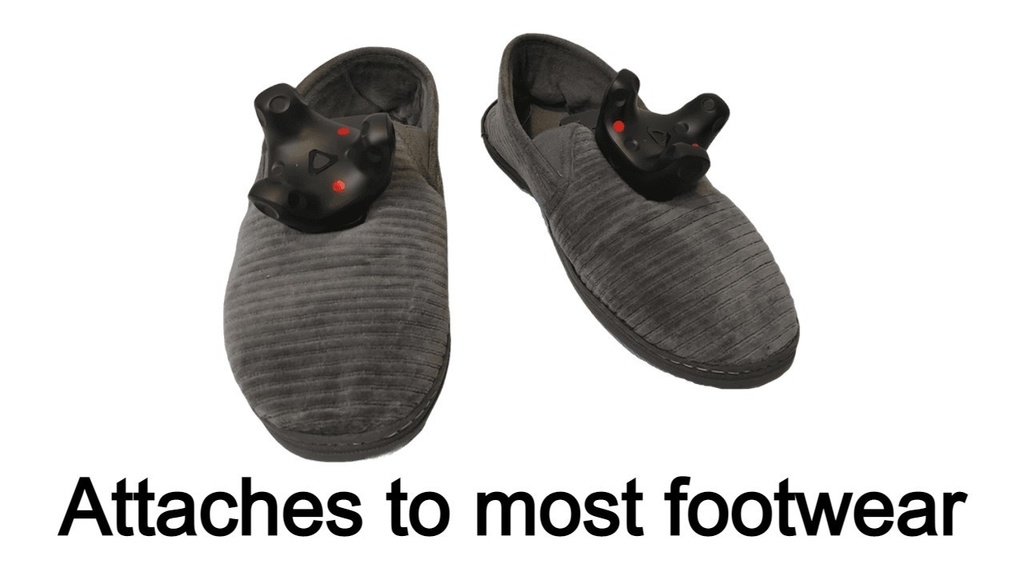 Valve index/vive VR tracker belt/waist/shoe universal full body tracking - VRChat/ChilloutVR/Virtual reality oculus meta quest (Pack of 2)