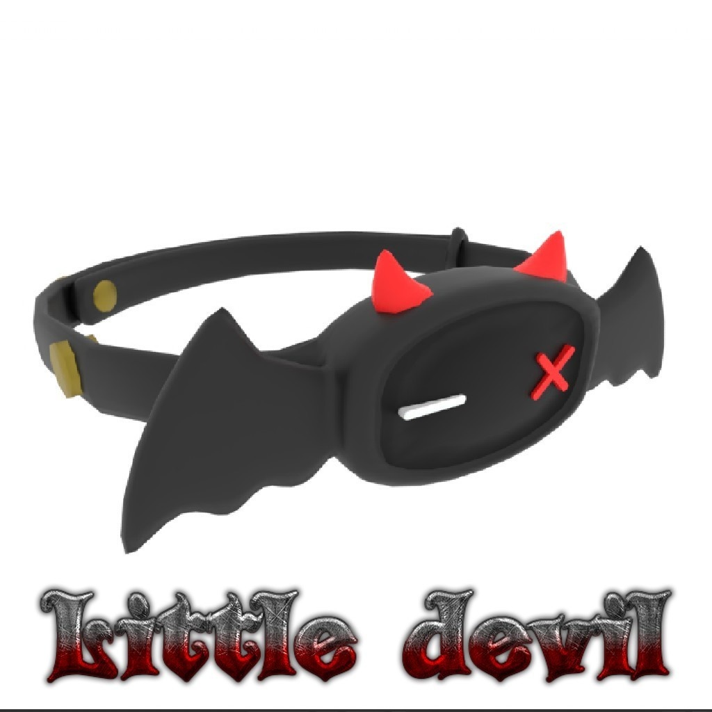 Little devil erotic collar