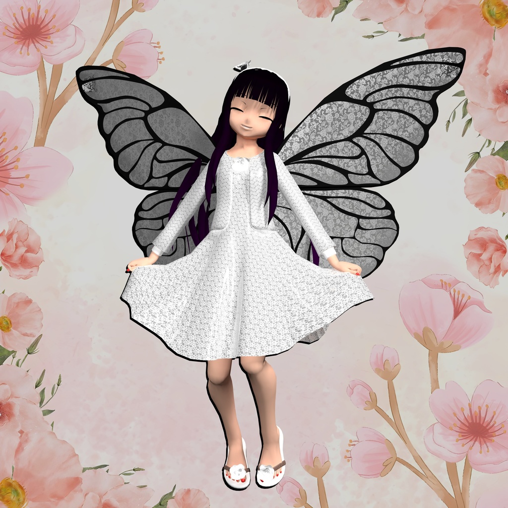 Bridesmaid dress (Rigged and suitable for VRChat avatars)