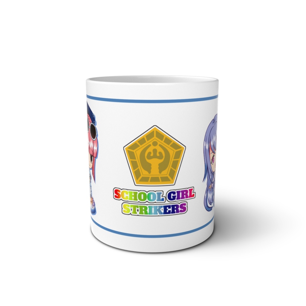 スクストマグカップ:ミネル&夏ハナちゃん柄