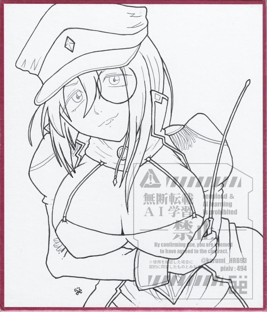 [色紙]（ギャラクシーエンジェル）フォルテ・シュトーレン