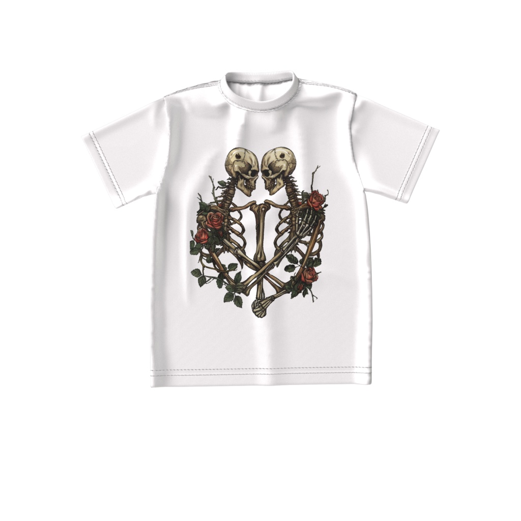 ビッグシルエットTシャツ SKULL