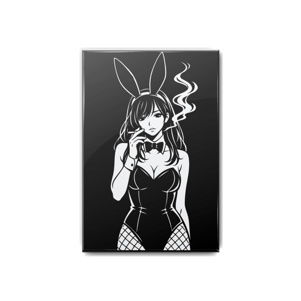 白黒 ダウナーシガーバニー