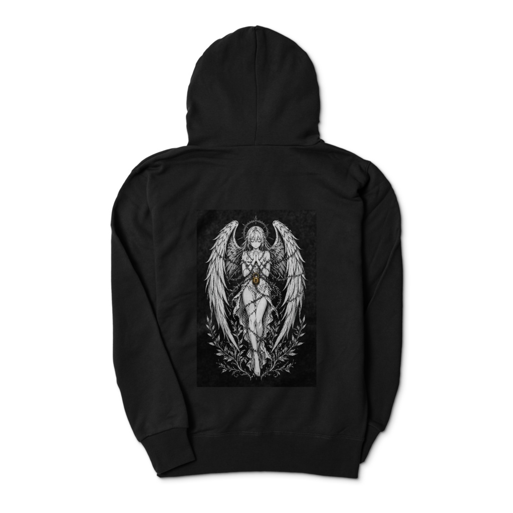 Angel lock ジップパーカー