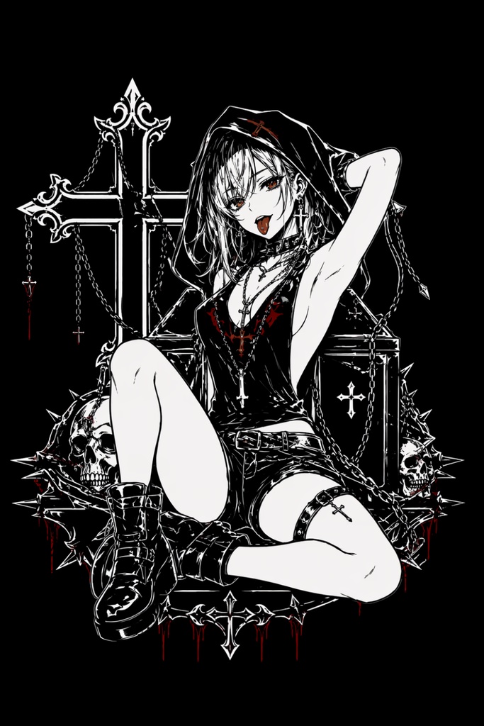 ゴシックパンクロック 少女