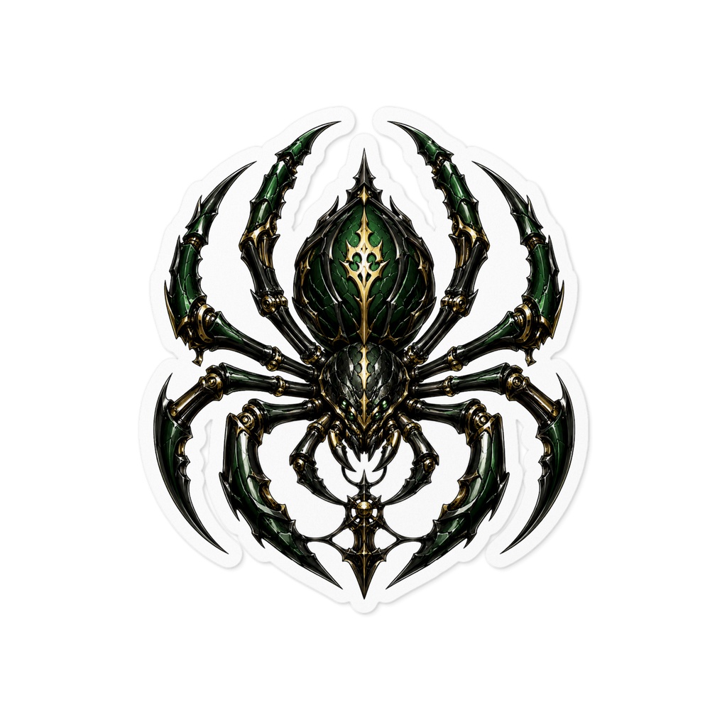 緑金 蜘蛛