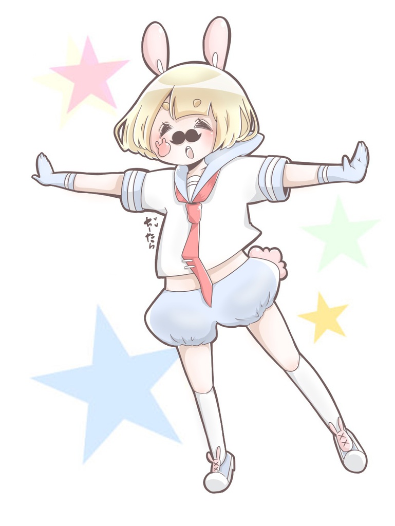 ポンポネットちゃんパタパタバッジ ちーたらオリジナル