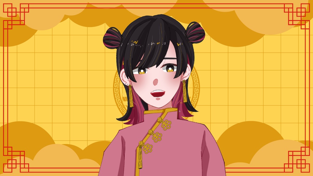 【無料】ビビットチャイナ背景