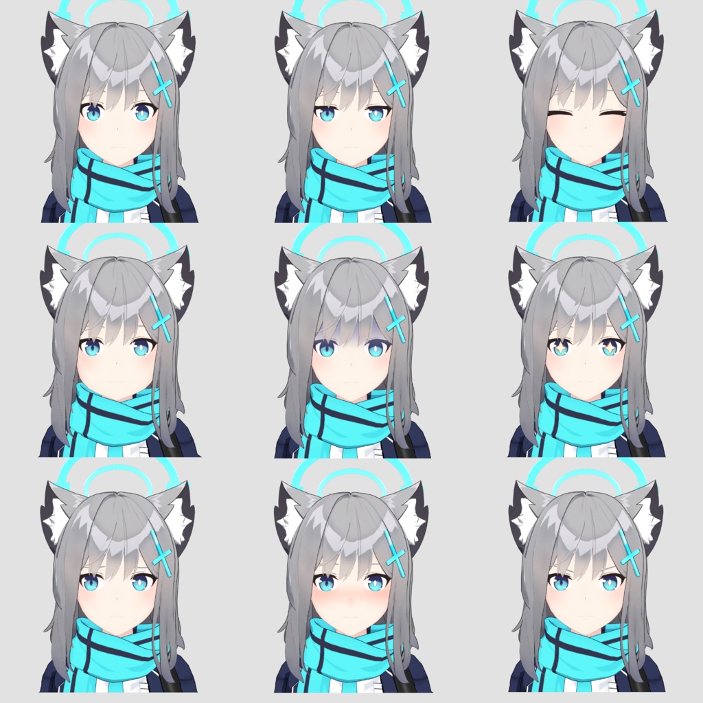 【3Dモデル】シロコ VRChat用