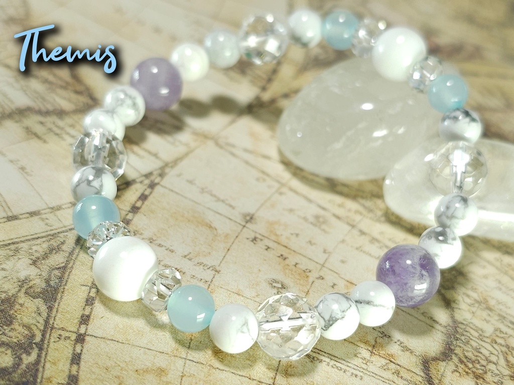 FF14 イメージ天然石ブレスレット《古代人》