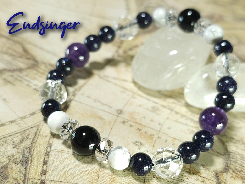 FF14 イメージ天然石ブレスレット《古代人》