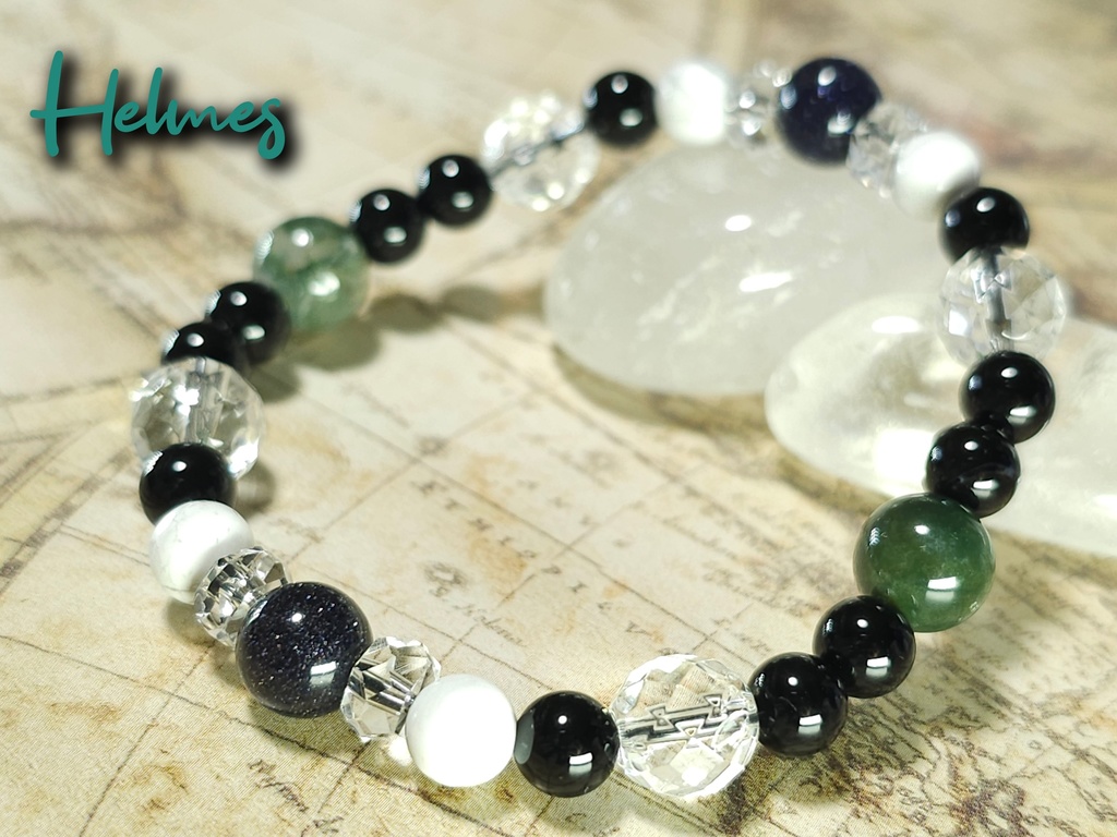 FF14 イメージ天然石ブレスレット《古代人》