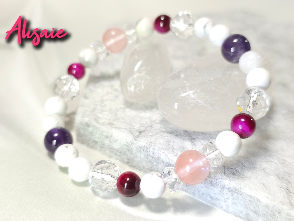 FF14 イメージ天然石ブレスレット《暁の血盟》