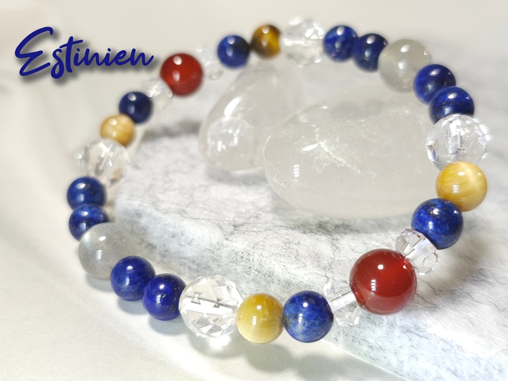 FF14 イメージ天然石ブレスレット《暁の血盟》