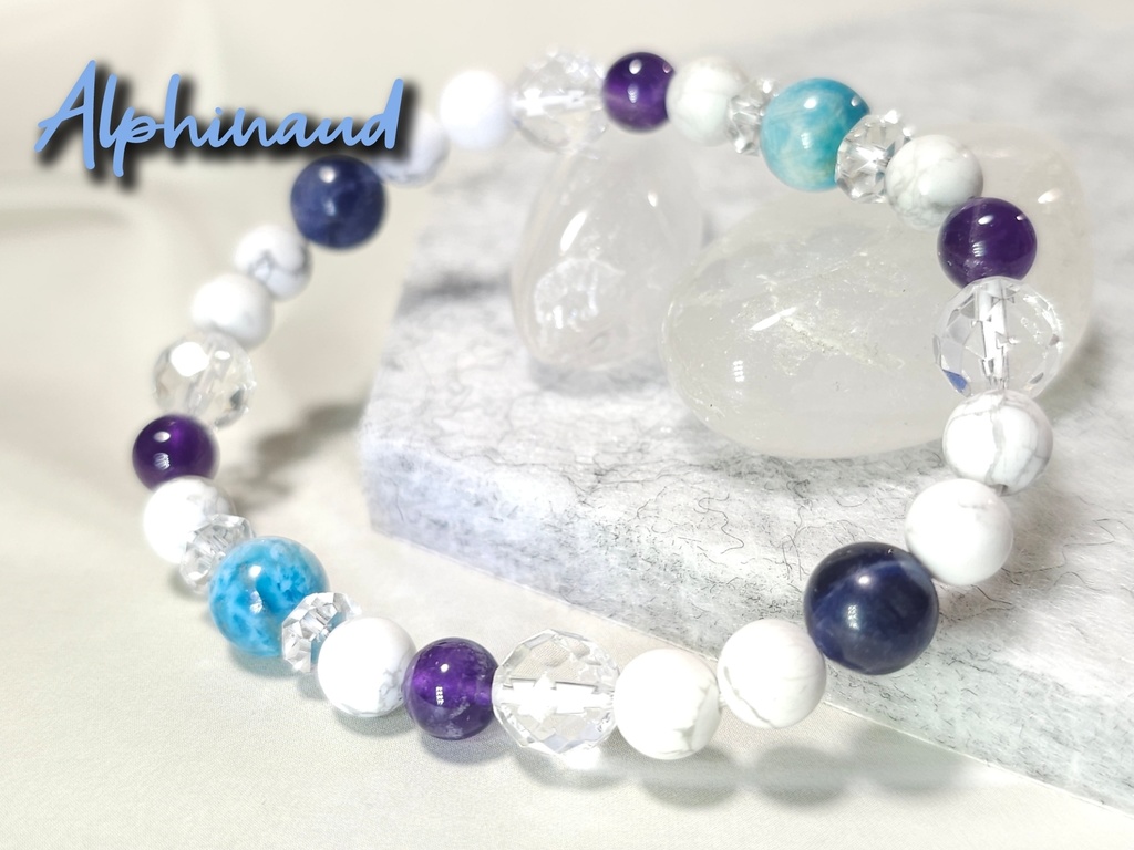 FF14 イメージ天然石ブレスレット《暁の血盟》