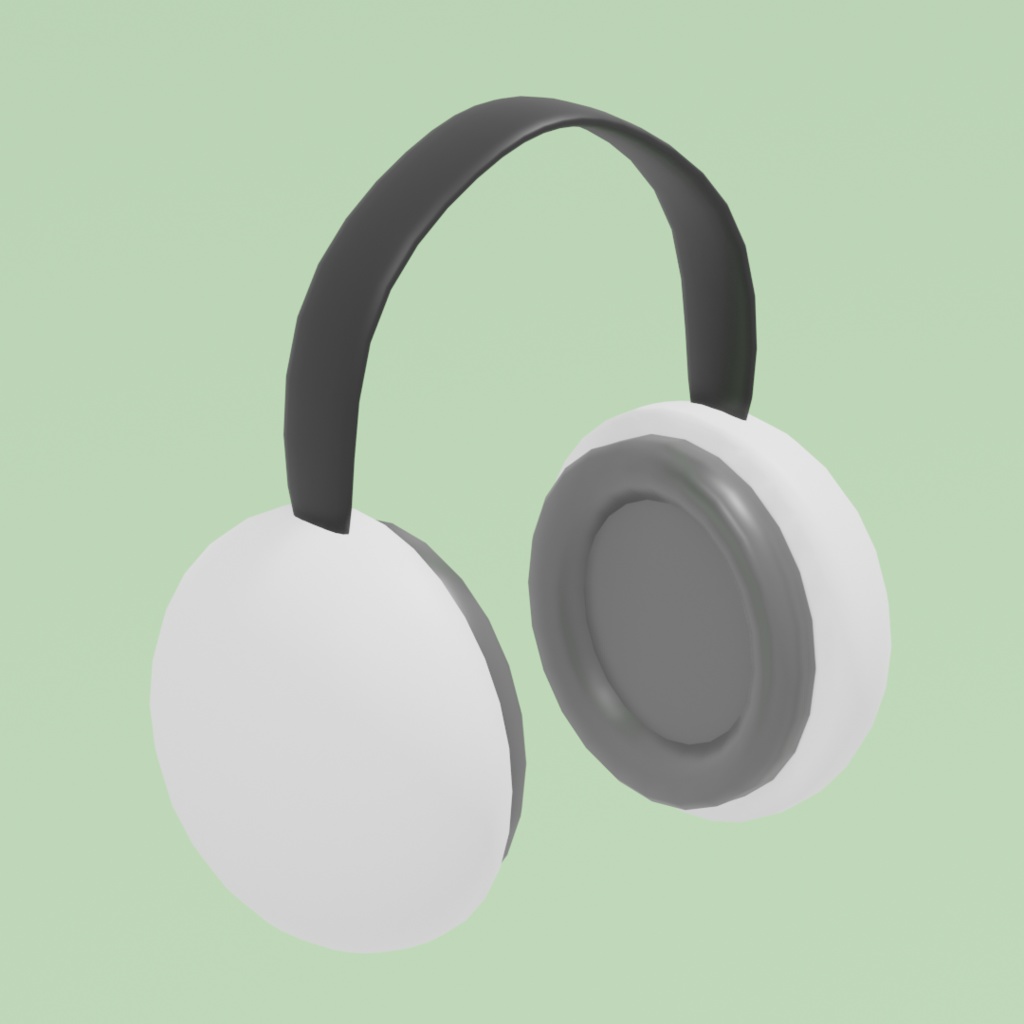 【fbxモデル】ヘッドフォン