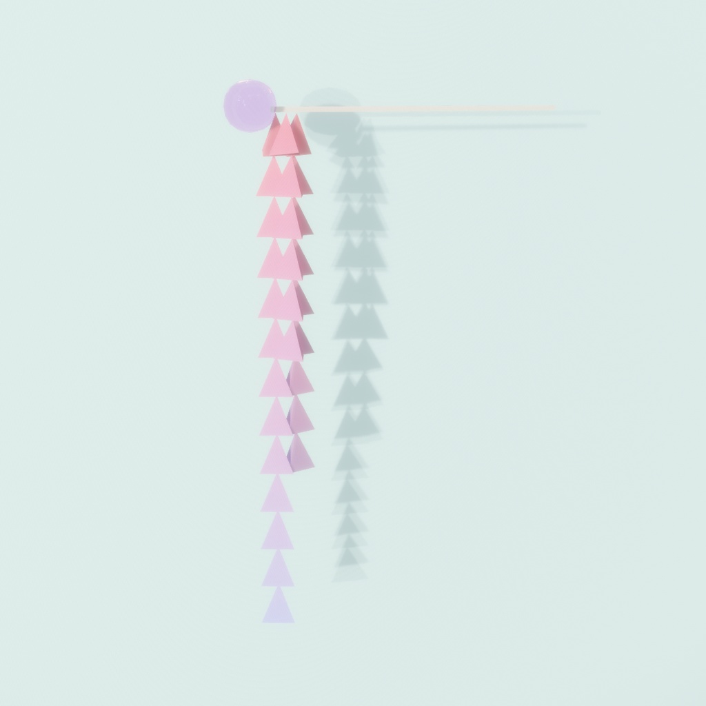 【UnityPackage】グラデーションかんざし