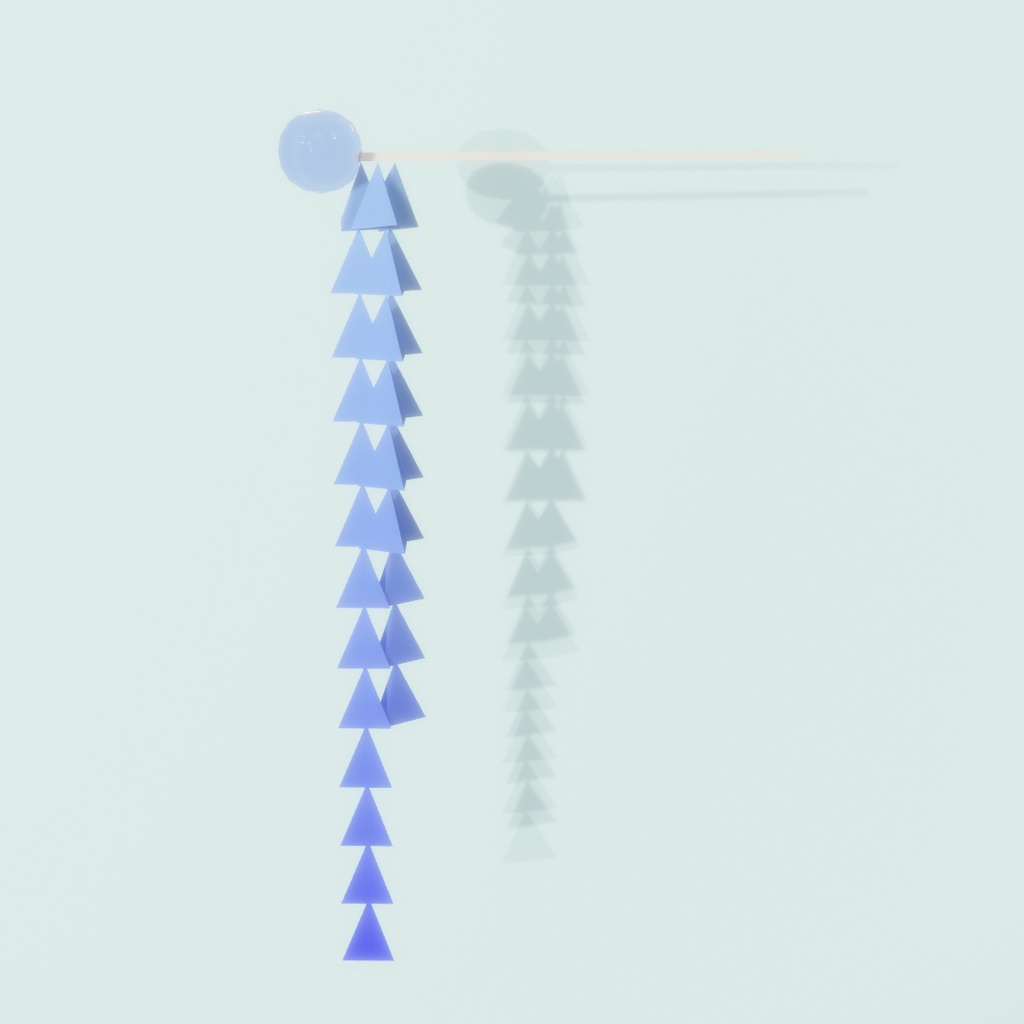 【UnityPackage】グラデーションかんざし