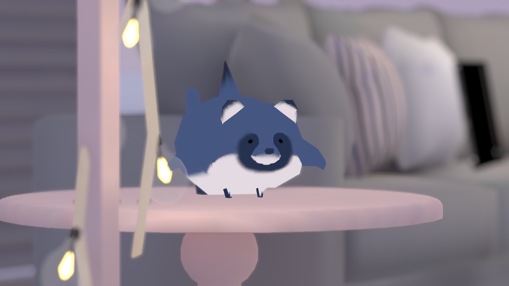 【256ポリゴンたぬき専用】サメたぬき