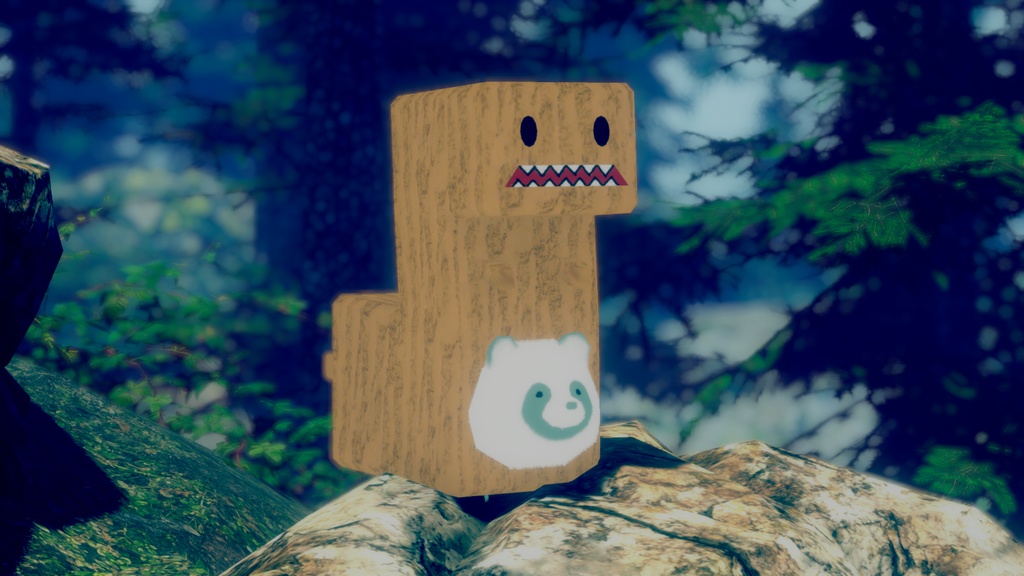 【256ポリゴンたぬき専用】たぬザウルス