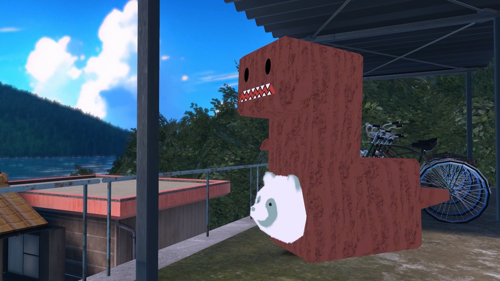 【256ポリゴンたぬき専用】たぬザウルス