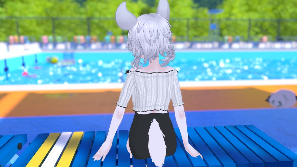 【MUMUS対応】シャーリングスイムウェア【MA対応】